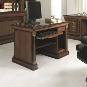 table d'ordinateur classique / en bois / rectangulaire
