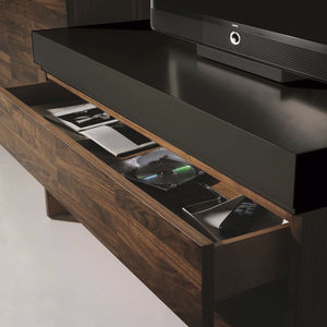 meuble TV contemporain / lowboard / en bois