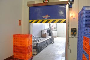 porte industrielle enroulable / en PVC / rapide