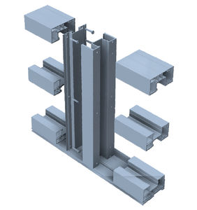profilé pour porte en aluminium / à haute résistance / de sécurité