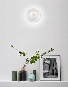 applique murale contemporaine / en aluminium / à LED / ronde