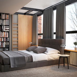 lampe de chevet / contemporaine / en aluminium / en acier