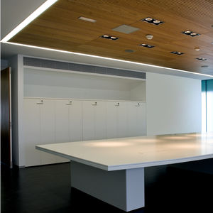 panneau acoustique pour plafond / pour faux-plafond / en MDF / perforé