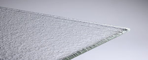 panneau en verre feuilleté / à motif / texturé / pour agencement intérieur