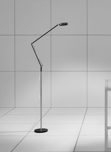 lampe sur pied / contemporaine / en aluminium / en acier