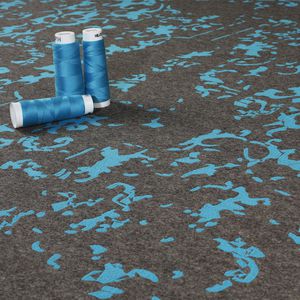 tapis contemporain / à motif / en polyester / en laine