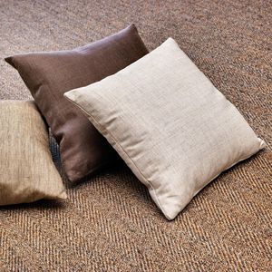tissu d'ameublement / uni / en lin / en nylon