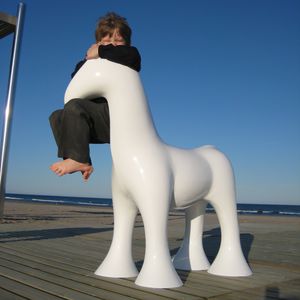 sculpture en plastique / pour espace public