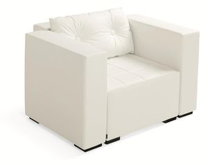 fauteuil contemporain / en tissu / en cuir / modulable