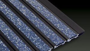 tapis d'entrée en aluminium / antisalissure / avec profilés