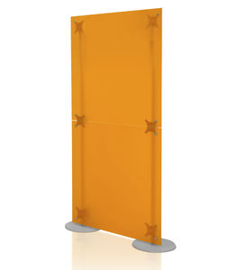 séparateur de bureau au sol / plastique / modulable