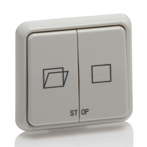 interrupteur pour ventilation / à bouton poussoir / double / contemporain