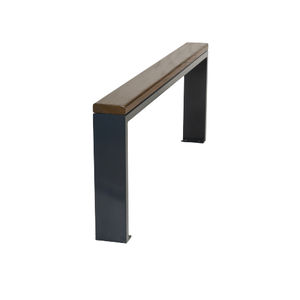 banc public / contemporain / en bois / en métal