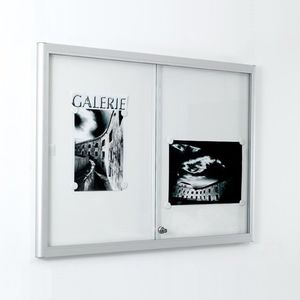panneau d'affichage mural / d'intérieur / magnétique / en verre
