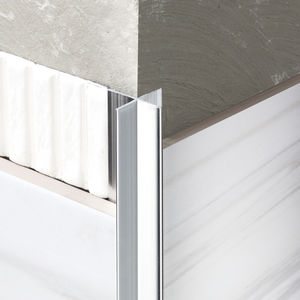profilé de finition en aluminium / pour cloison / pour angle extérieur / pour façade