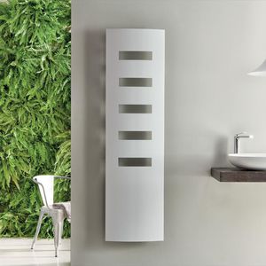 sèche-serviettes à eau chaude / électrique / en métal / contemporain