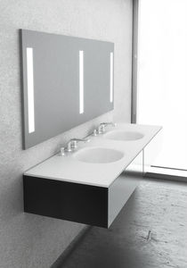 vasque à encastrer / ovale / en Solid Surface / contemporaine