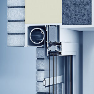profilé pour fenêtre en aluminium / à isolation thermique