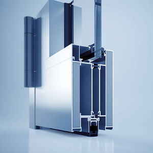 profilé pour porte en aluminium / à isolation thermique / de sécurité / coupe-feu