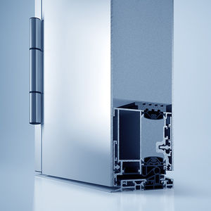 profilé pour porte en aluminium / à isolation thermique / de sécurité / acoustique