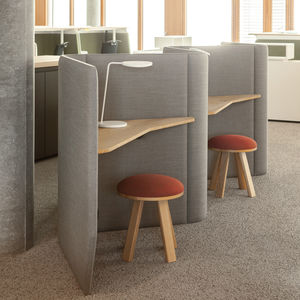 séparateur de bureau au sol / en tissu / modulable