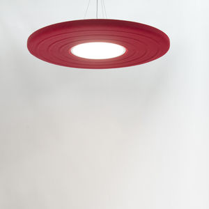 lampe suspension / contemporaine / en tissu / acoustique