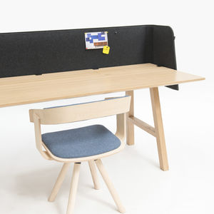 séparateur de bureau sur plan / en tissu