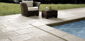 carrelage d'extérieur / pour sol / en béton / mat