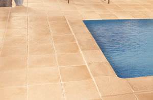 carrelage d'extérieur / pour plage de piscine / pour sol / en béton