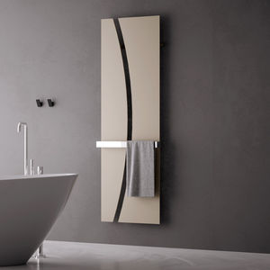 sèche-serviettes à eau chaude / électrique / en métal / contemporain