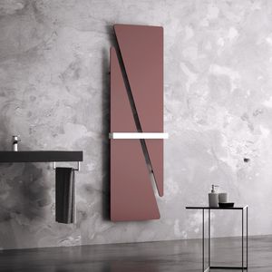 sèche-serviettes à eau chaude / électrique / en métal / contemporain