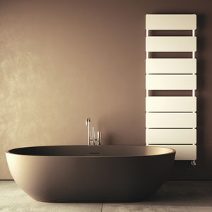sèche-serviettes à eau chaude / en aluminium / contemporain / de salle de bain