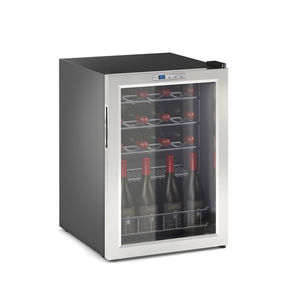 cave à vin professionnelle / au sol / en inox / électrique