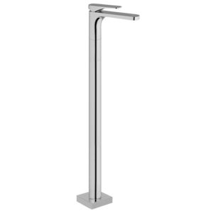 mitigeur pour vasque / au sol / en métal chromé / 1 trou
