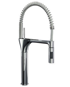 mitigeur en métal chromé / en ABS / de cuisine / 1 trou