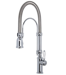mitigeur en métal chromé / en ABS / de cuisine / 1 trou