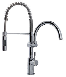 mitigeur en métal chromé / en ABS / de cuisine / 1 trou