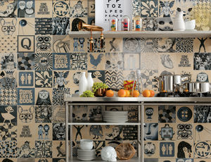 carrelage d'intérieur / mural / de sol / en grès cérame