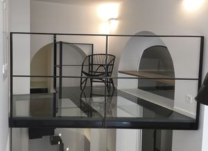 plancher technique en acier / en verre / d'intérieur