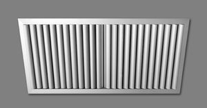 grille de ventilation en aluminium / rectangulaire