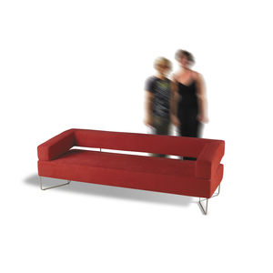 canapé contemporain / en tissu / en aluminium / professionnel