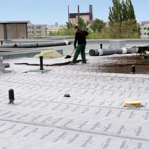 nappe drainante à excroissance / en polyéthylène haute densité PEHD / en polypropylène / de protection