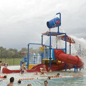 structure de jeu pour parc aquatique / en acier inoxydable