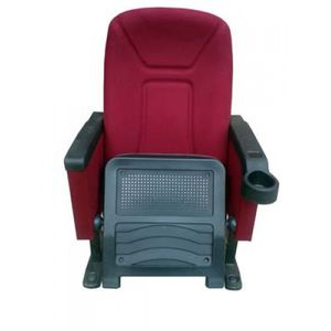 fauteuil de cinéma en tissu / rouge