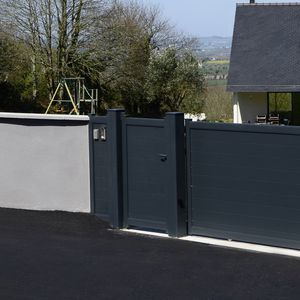 portillon en aluminium