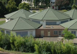 couverture de toit en acier galvanisé / en tôle d'acier