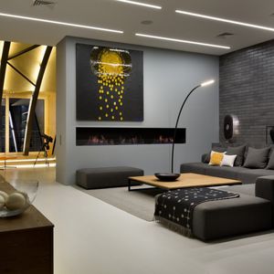 cheminée au bioéthanol / contemporaine / à foyer ouvert / à encastrer