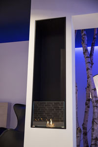 cheminée au bioéthanol / contemporaine / à foyer ouvert / à 2 faces