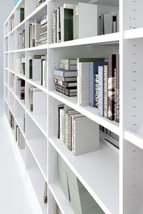 bibliothèque haute / basse / contemporaine / pour bureau