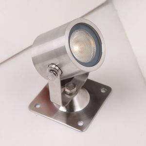 spot en saillie / à LED / rond / en inox